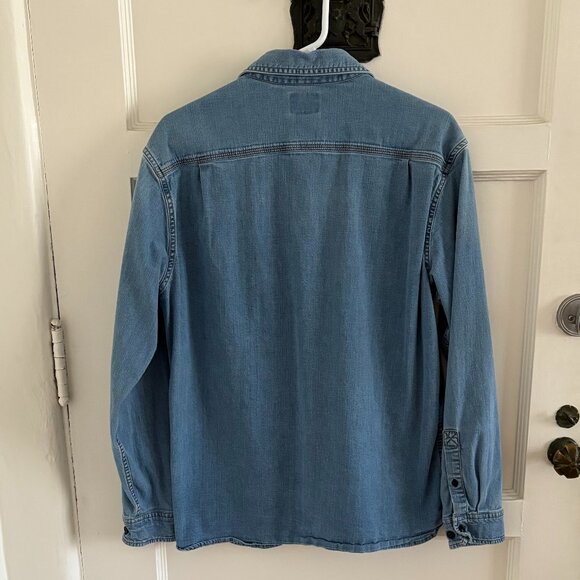 L.L. Bean Blue Denim Shirt | Mens Medium | Traditional Fit - Picture 2 of 3
